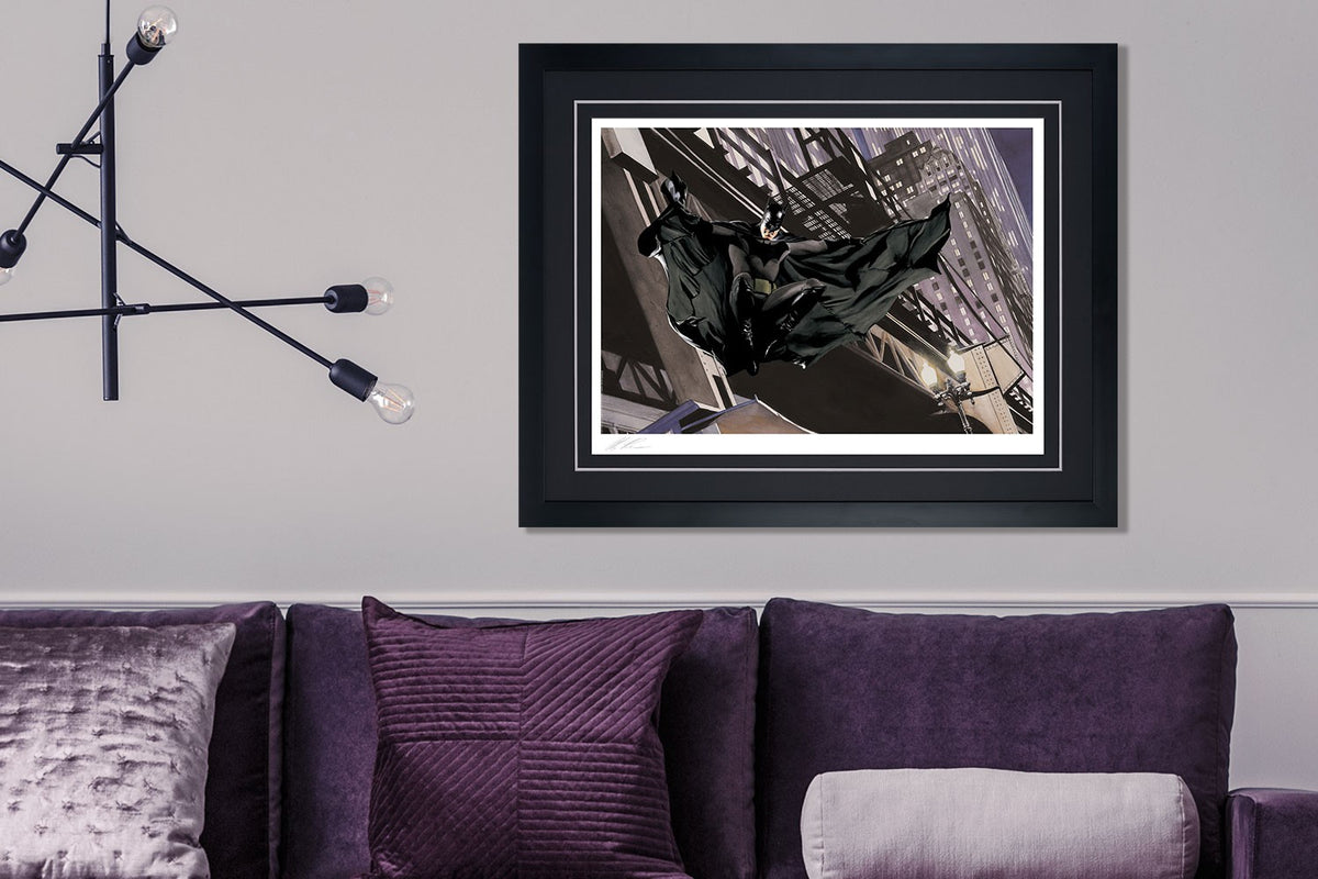 Batman Descent on Gotham Deluxe DC (Art Print)