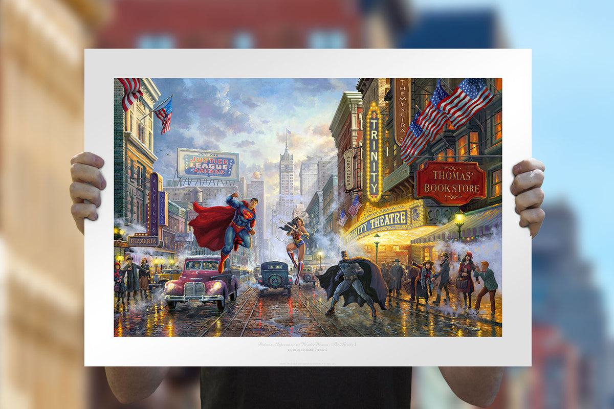 Batman, Superman, and Wonder Woman: The Trinity I DC Batman Superman Wonder Woman (Art Print)