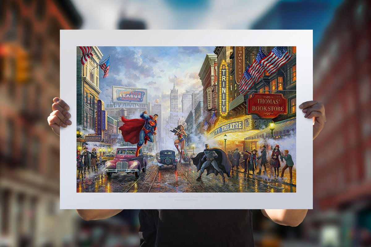 Batman, Superman, and Wonder Woman: The Trinity I DC Batman Superman Wonder Woman (Art Print)