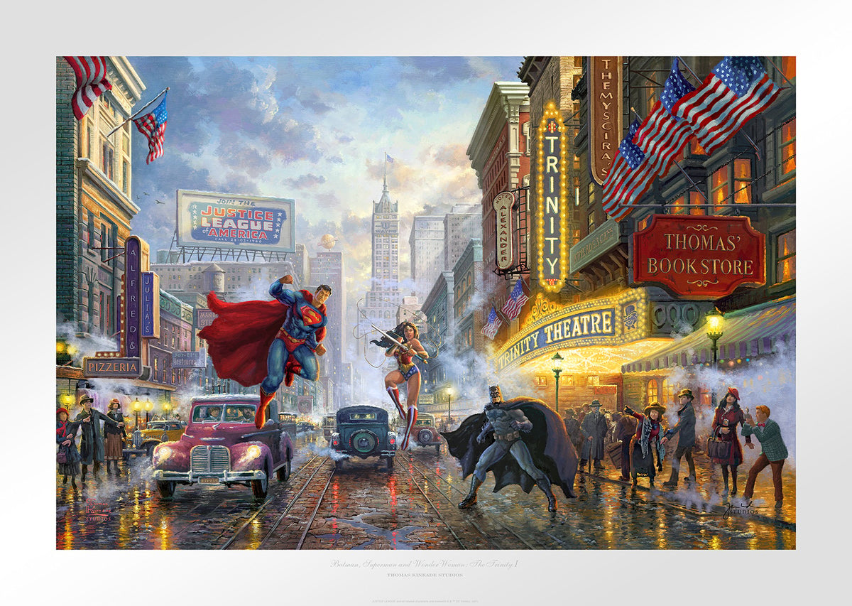 Batman, Superman, and Wonder Woman: The Trinity I DC Batman Superman Wonder Woman (Art Print)