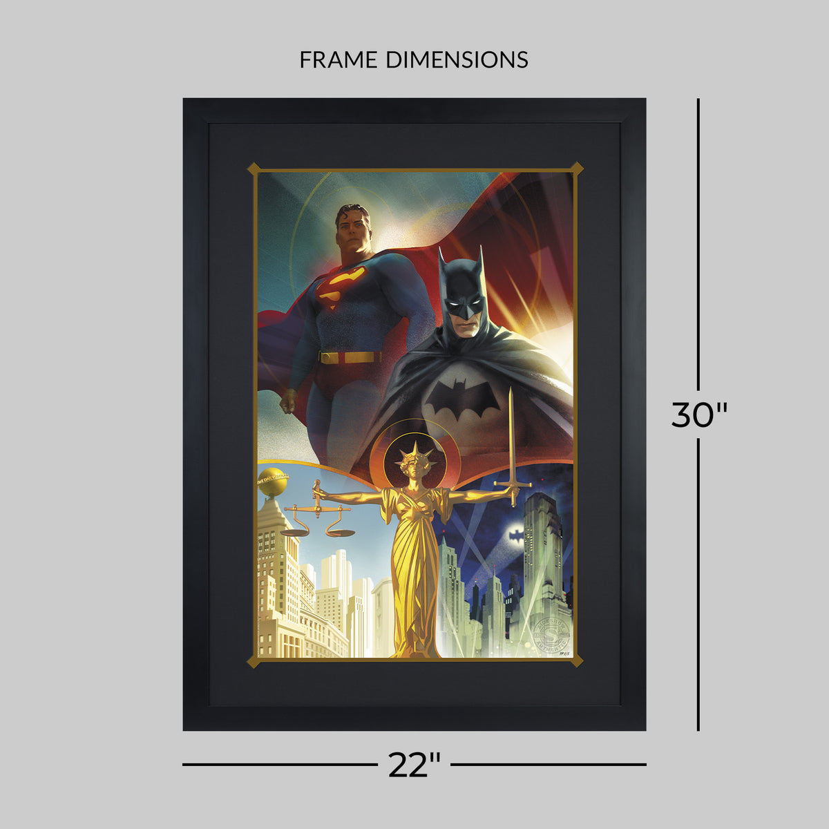 Batman & Superman: World's Finest DC (Art Print)