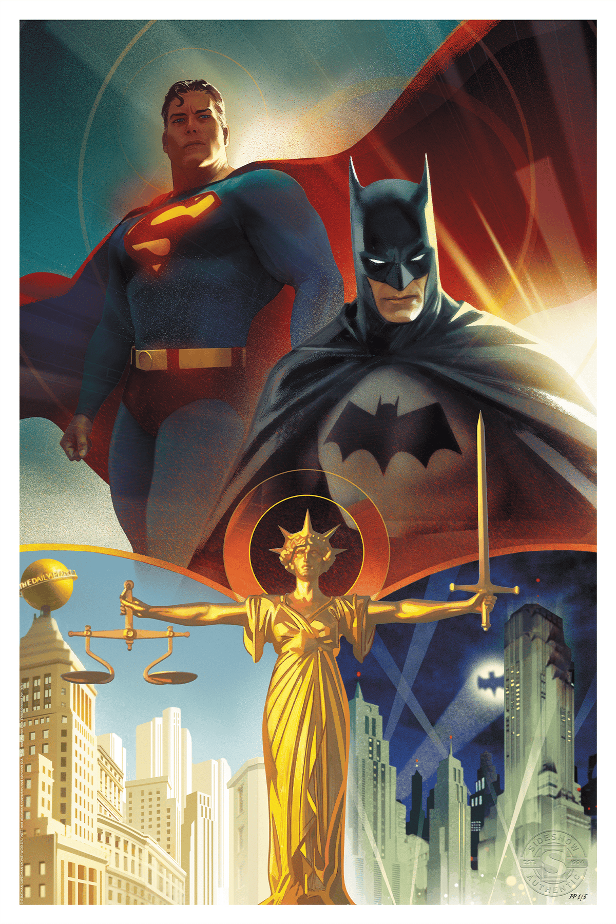 Batman & Superman: World's Finest DC (Art Print)