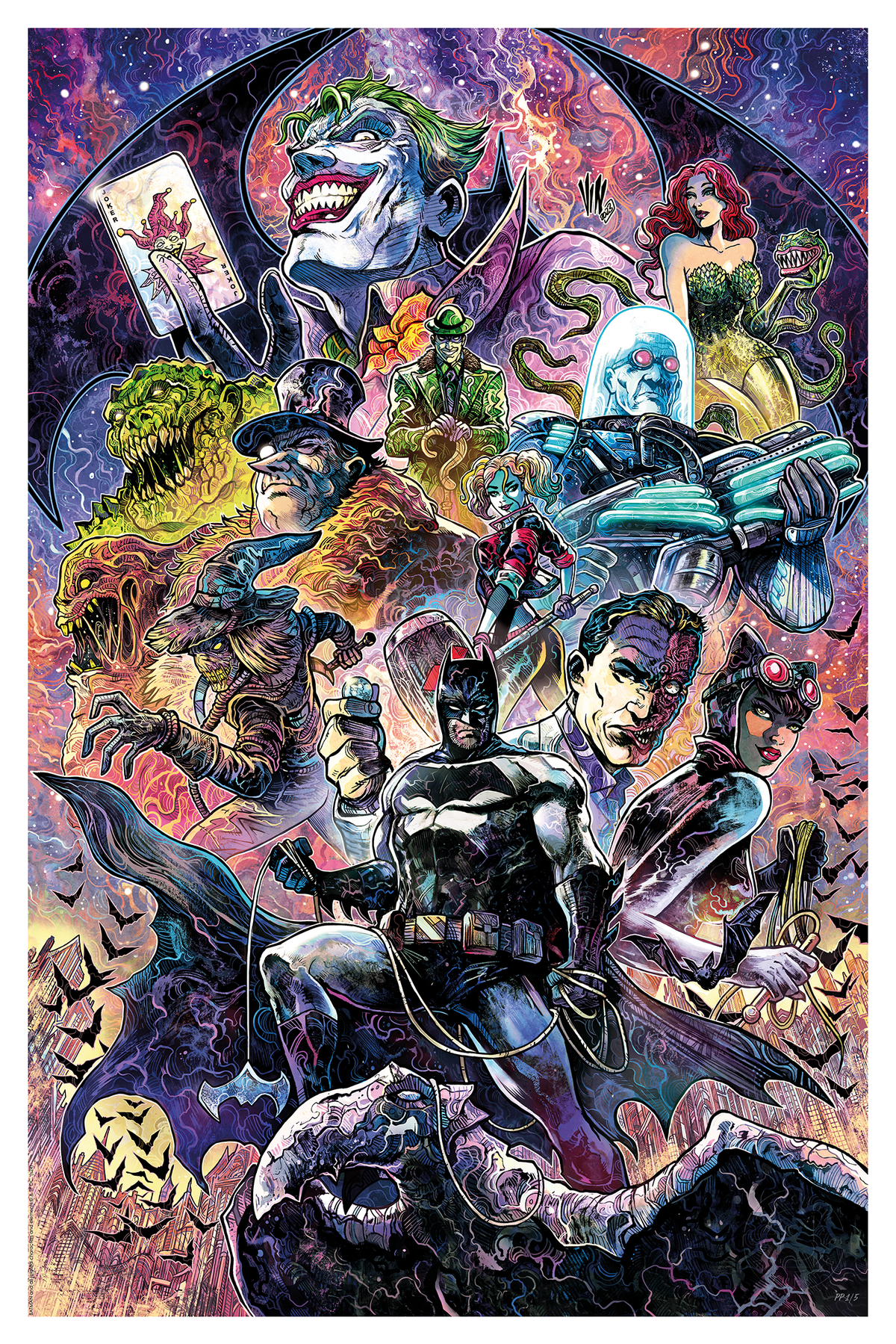 Batman: The Rogues Gallery DC Batman The Joker (Art Print)