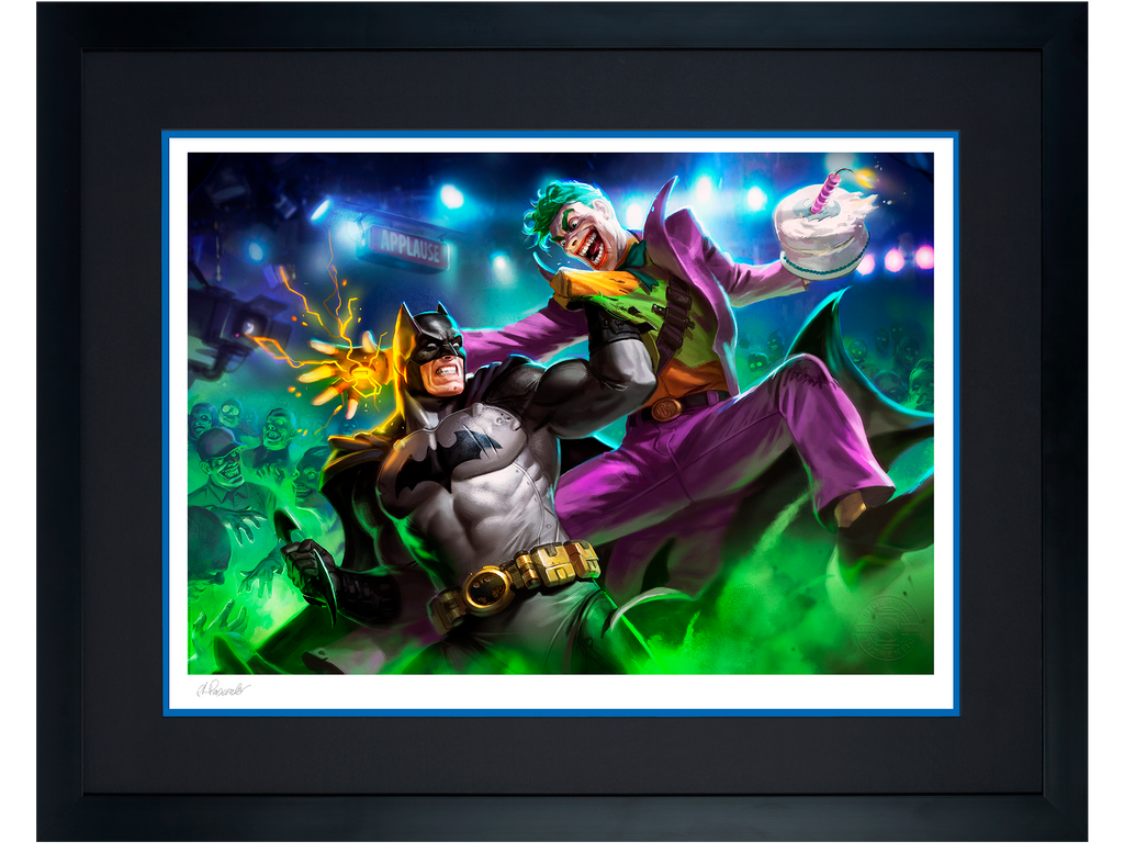 Batman vs The Joker DC Batman The Joker (Art Print)