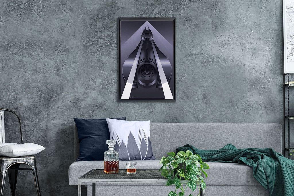Batmobile Set DC Batman Batmobile (Art Print)