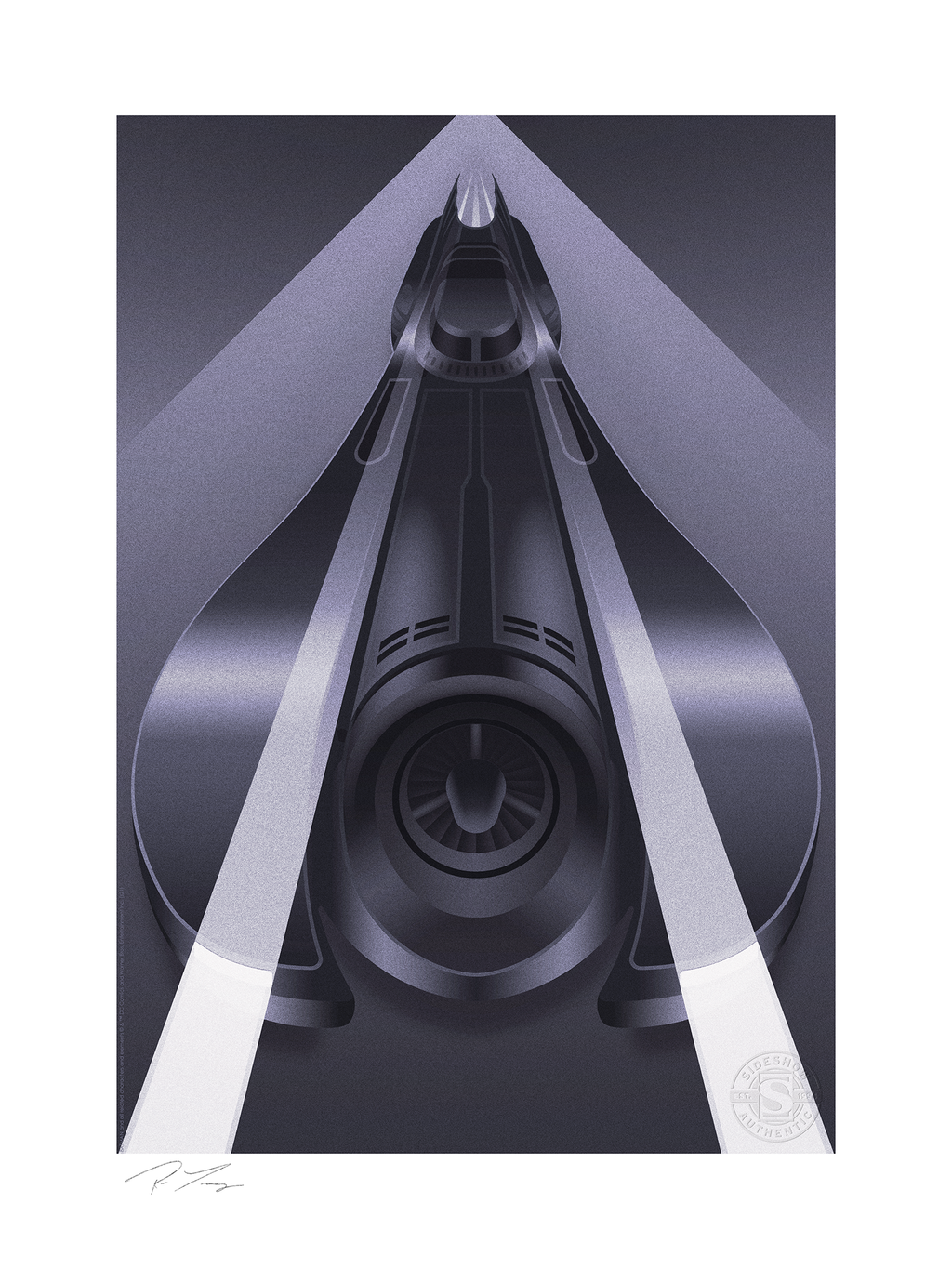 Batmobile Set DC Batman Batmobile (Art Print)