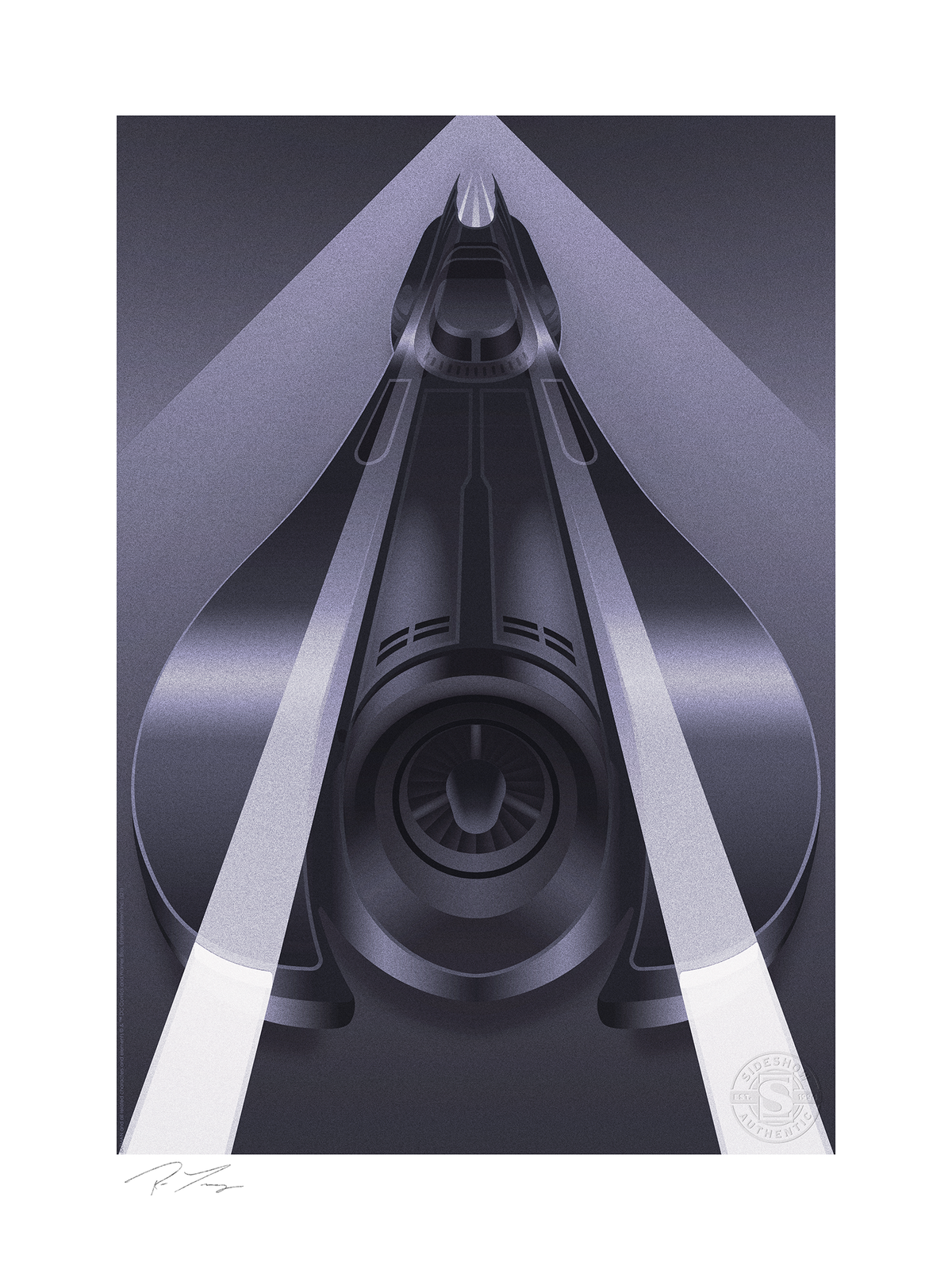 Batmobile Set DC Batman Batmobile (Art Print)