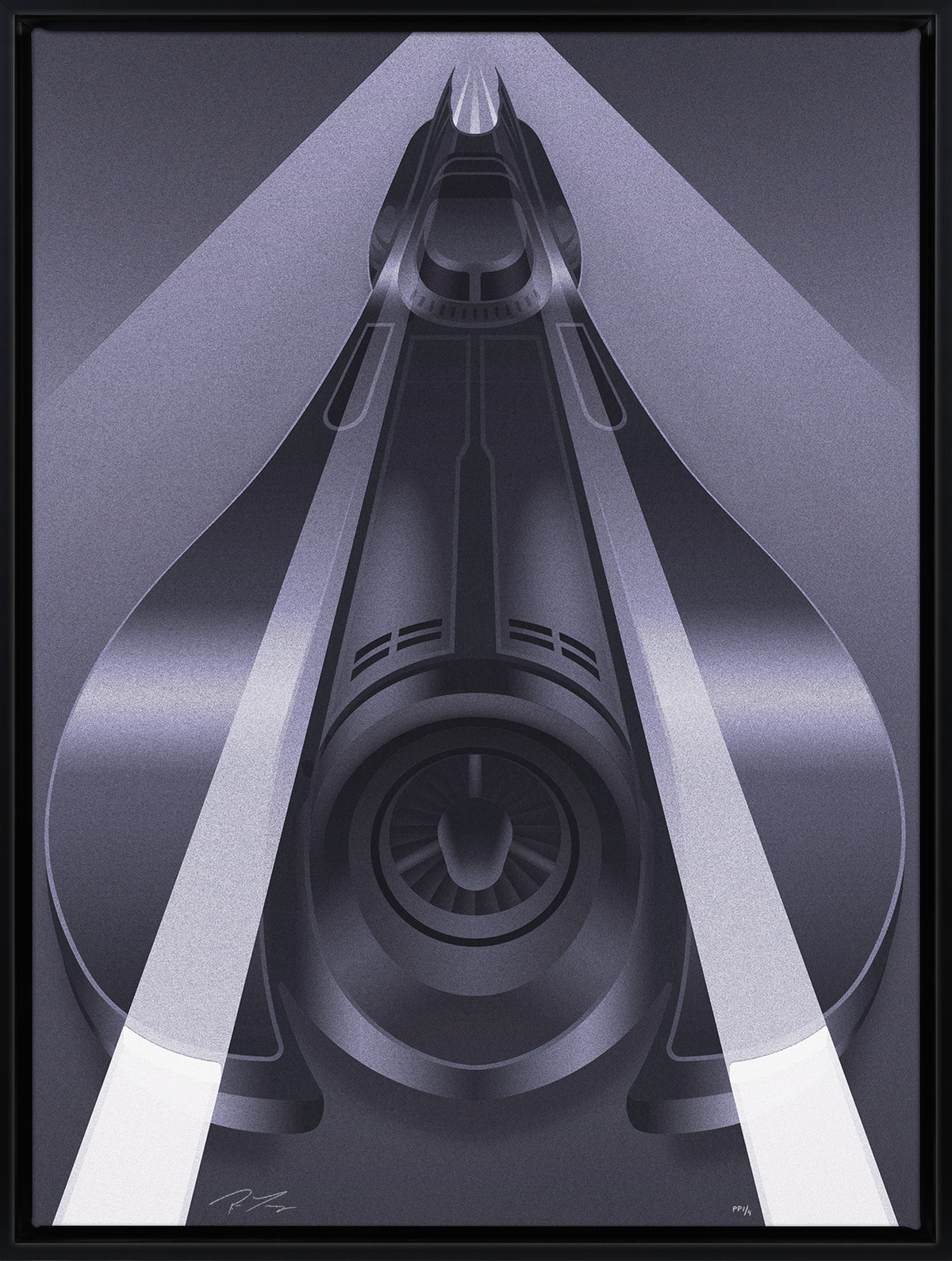 Batmobile Set DC Batman Batmobile (Art Print)