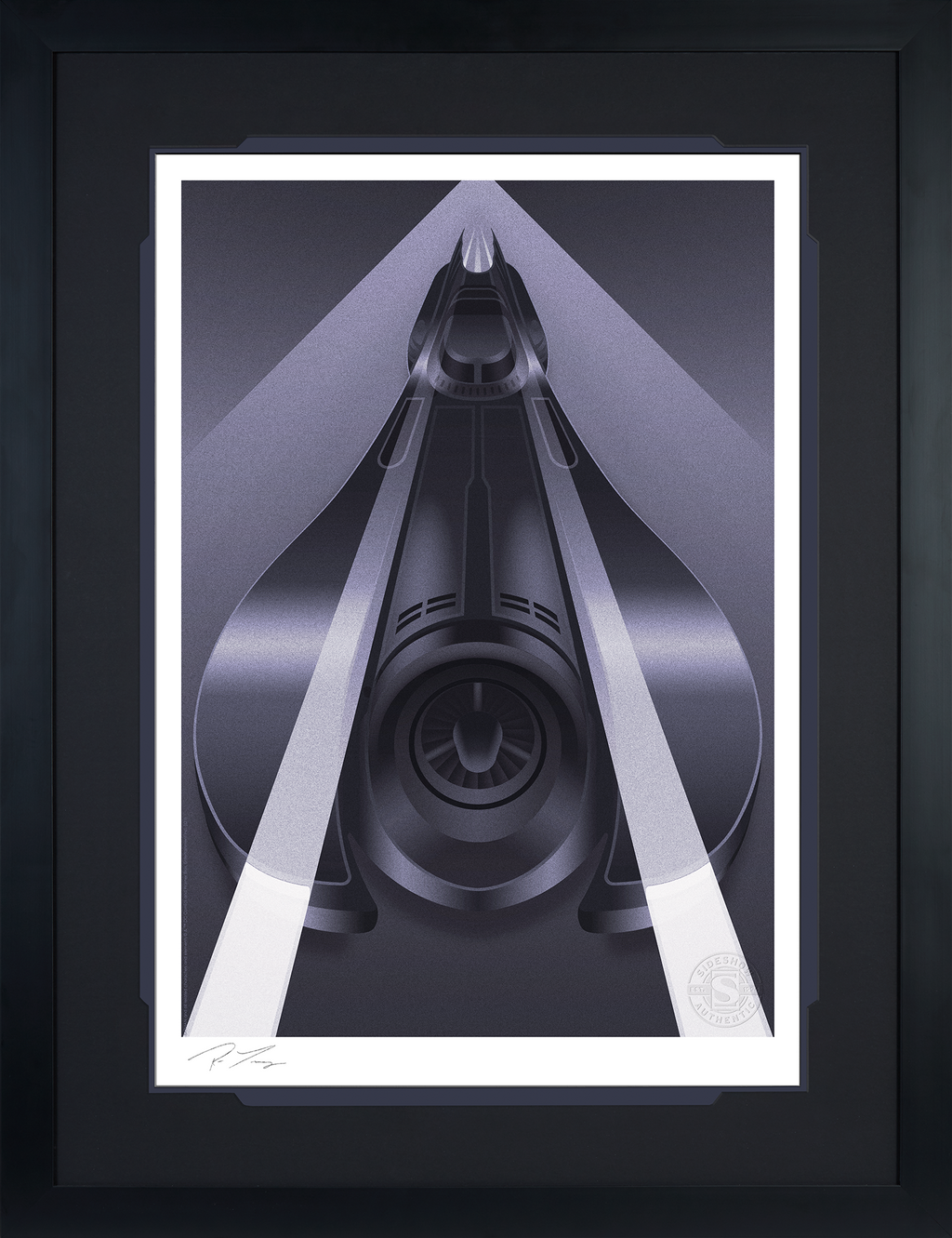 Batmobile Set DC Batman Batmobile (Art Print)