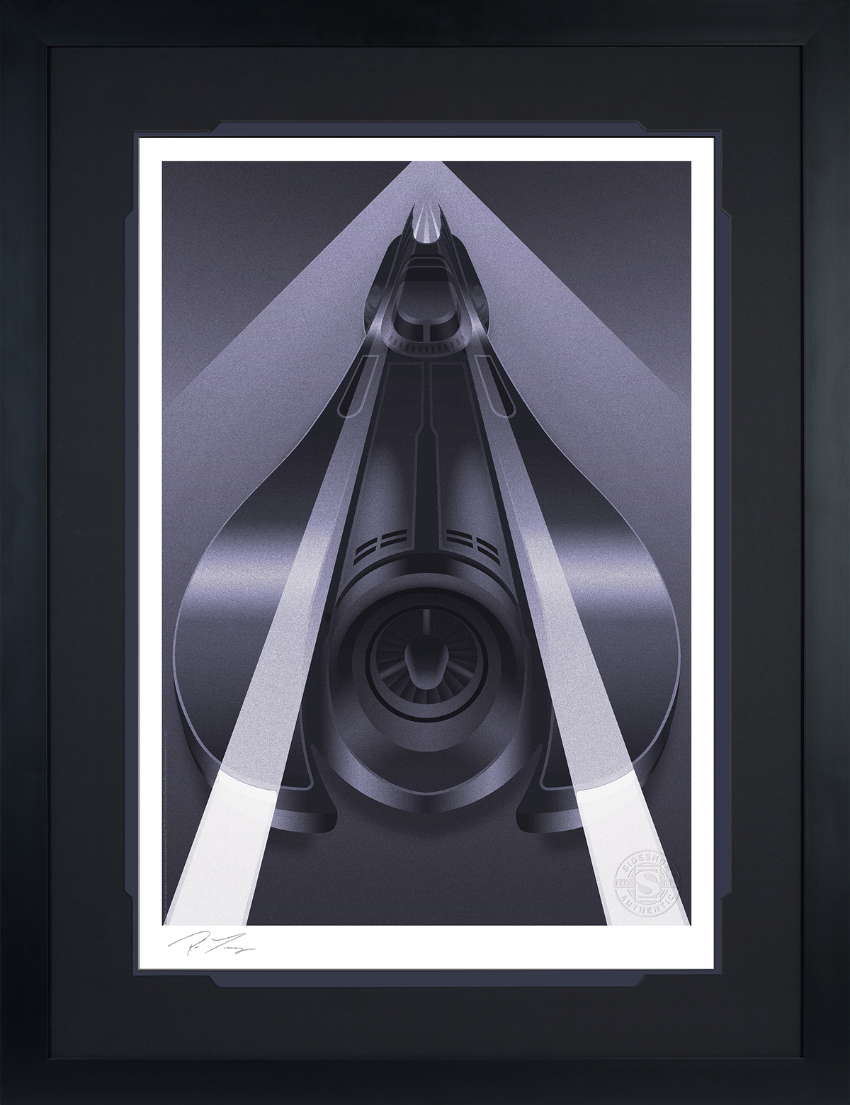 Batmobile Set DC Batman Batmobile (Art Print)