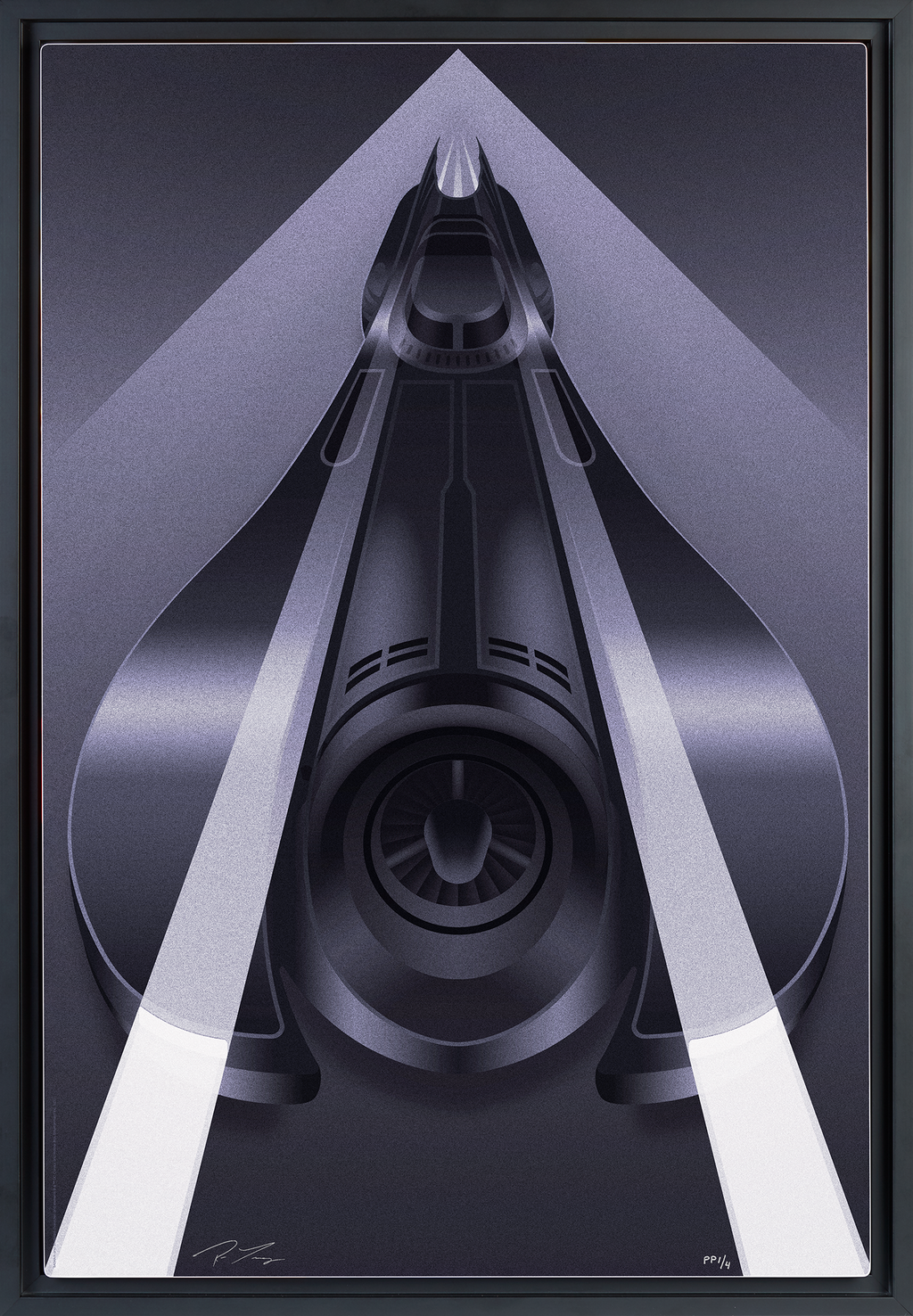 Batmobile Set DC Batman Batmobile (Art Print)