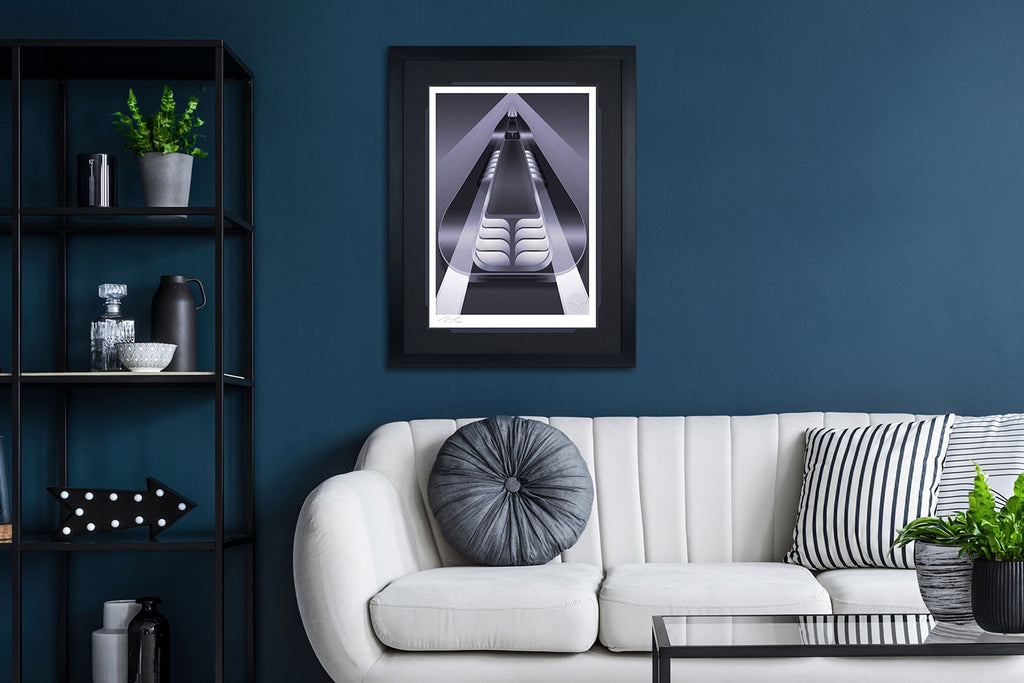 Batmobile Set DC Batman Batmobile (Art Print)