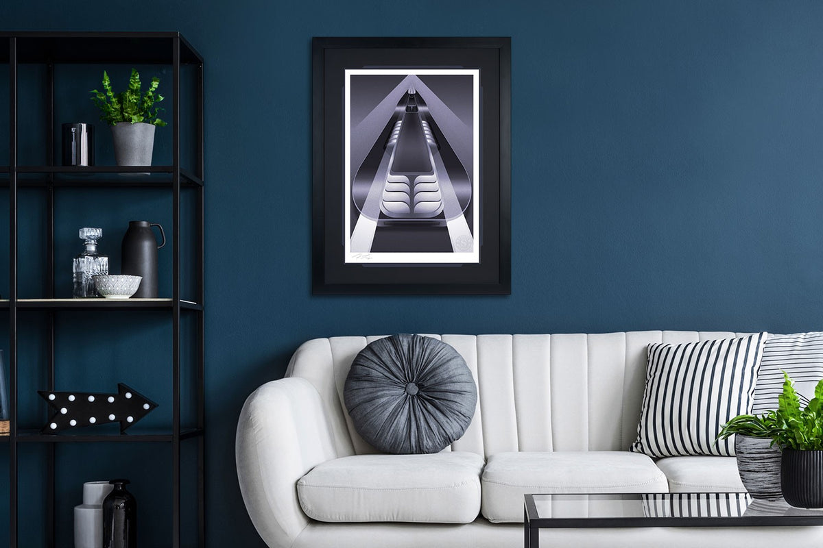 Batmobile Set DC Batman Batmobile (Art Print)