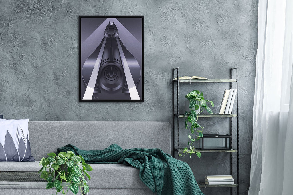 Batmobile Set DC Batman Batmobile (Art Print)