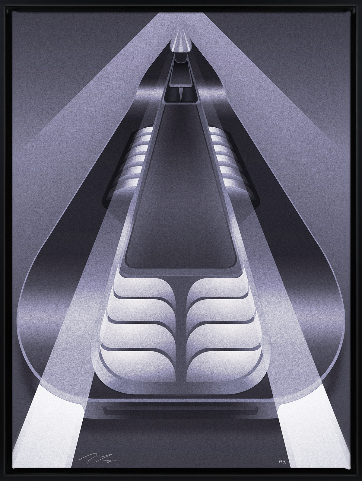 Batmobile Set DC Batman Batmobile (Art Print)