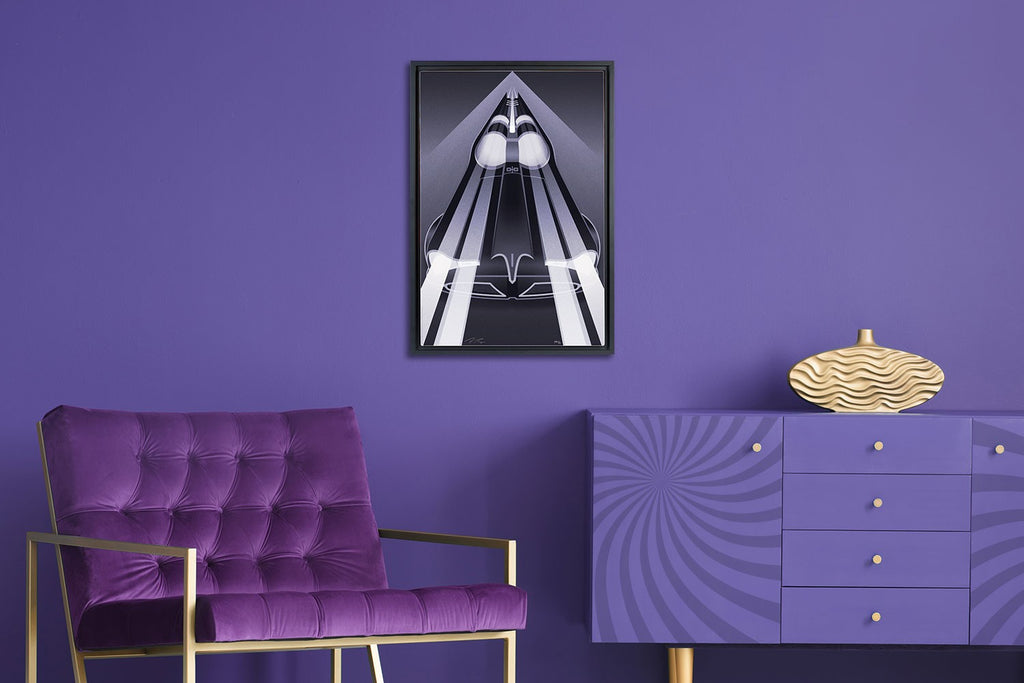 Batmobile Set DC Batman Batmobile (Art Print)