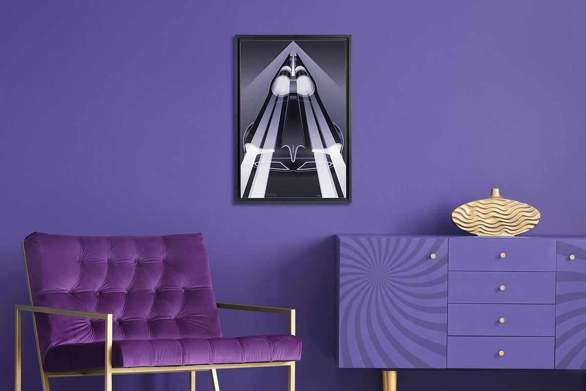 Batmobile Set DC Batman Batmobile (Art Print)