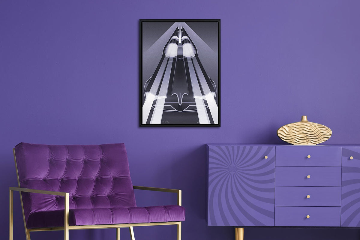 Batmobile Set DC Batman Batmobile (Art Print)