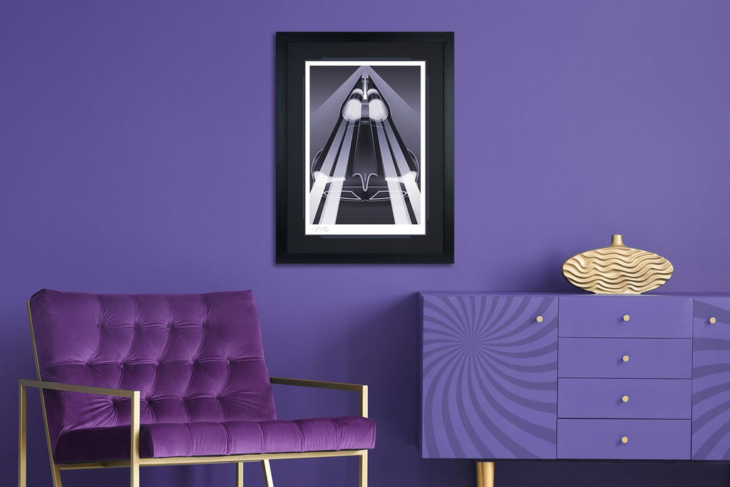 Batmobile Set DC Batman Batmobile (Art Print)
