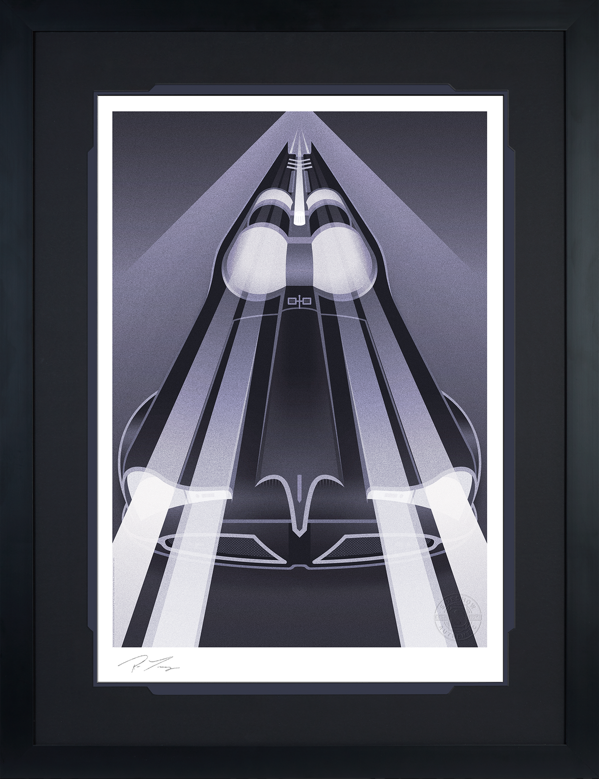 Batmobile Set DC Batman Batmobile (Art Print)