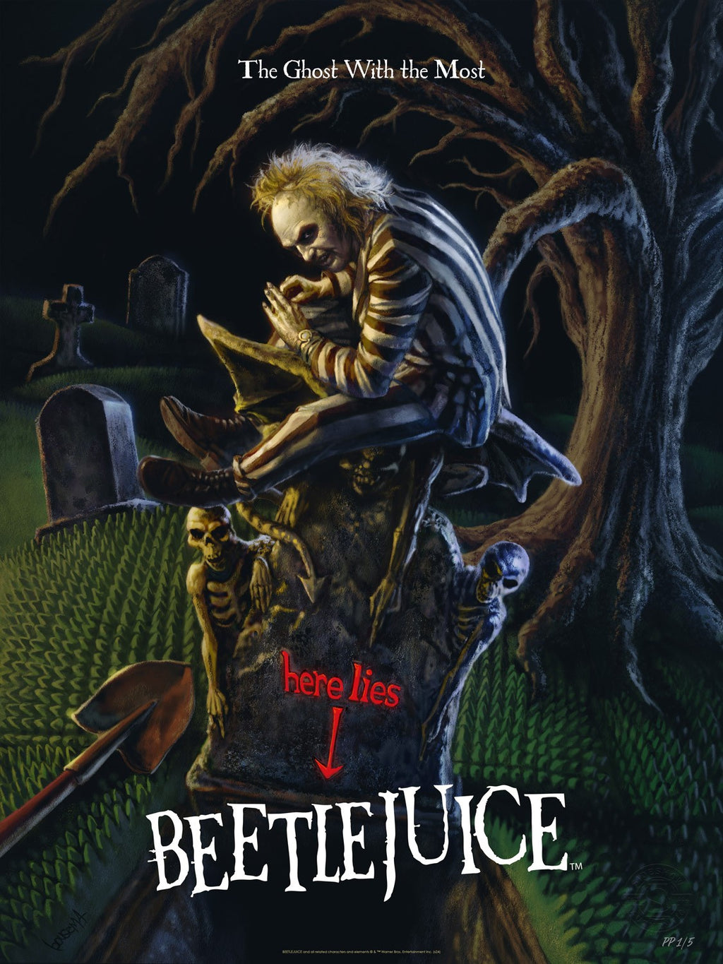 Beetlejuice: The Ghost With the Most (Movie Poster)