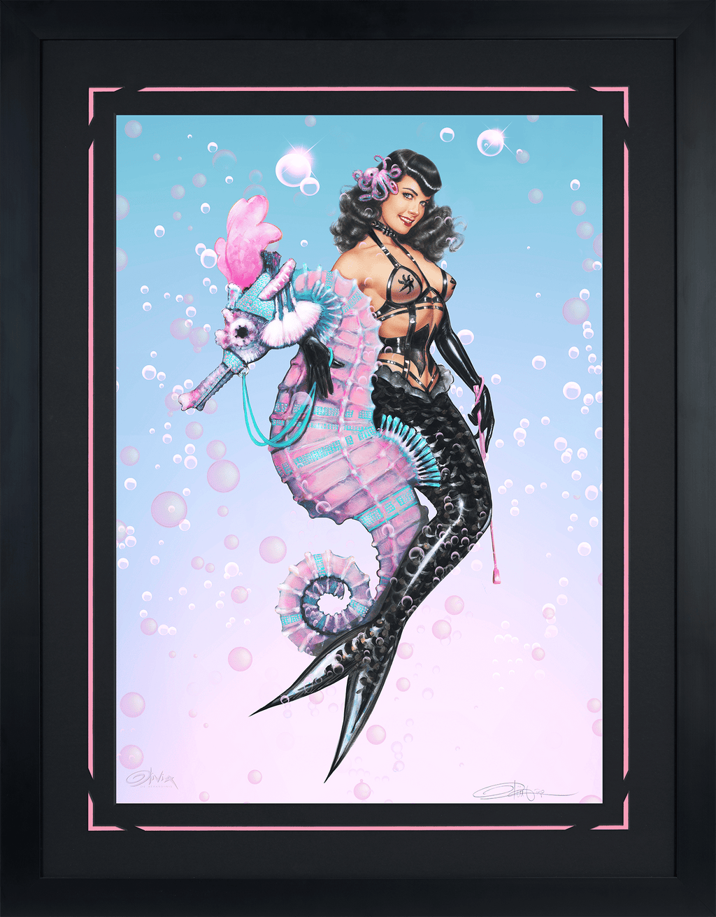 Bettie Page: Carousel (Art Print)