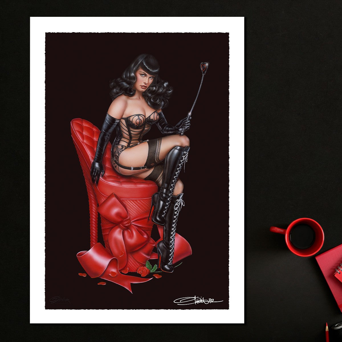 Bettie Page: Love Hurts (Art Print)