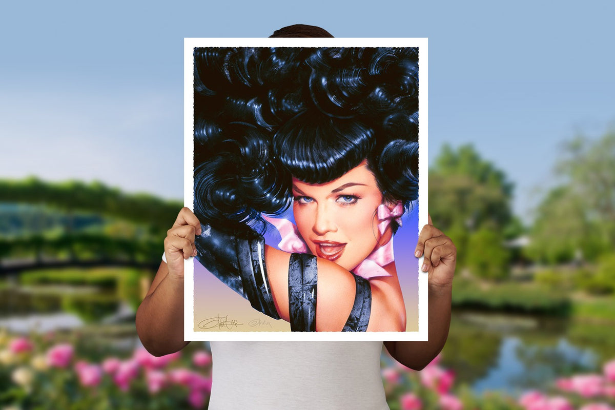 Bettie Page's Eyes (Art Print)