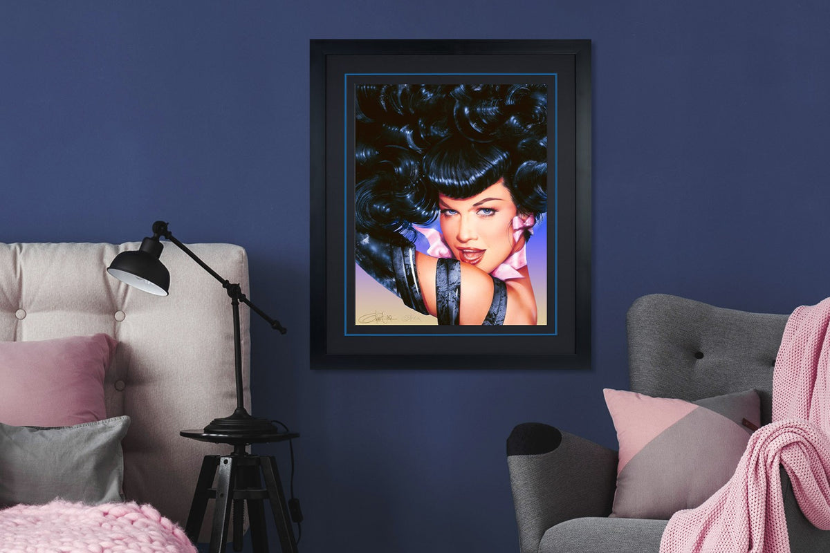 Bettie Page's Eyes (Art Print)