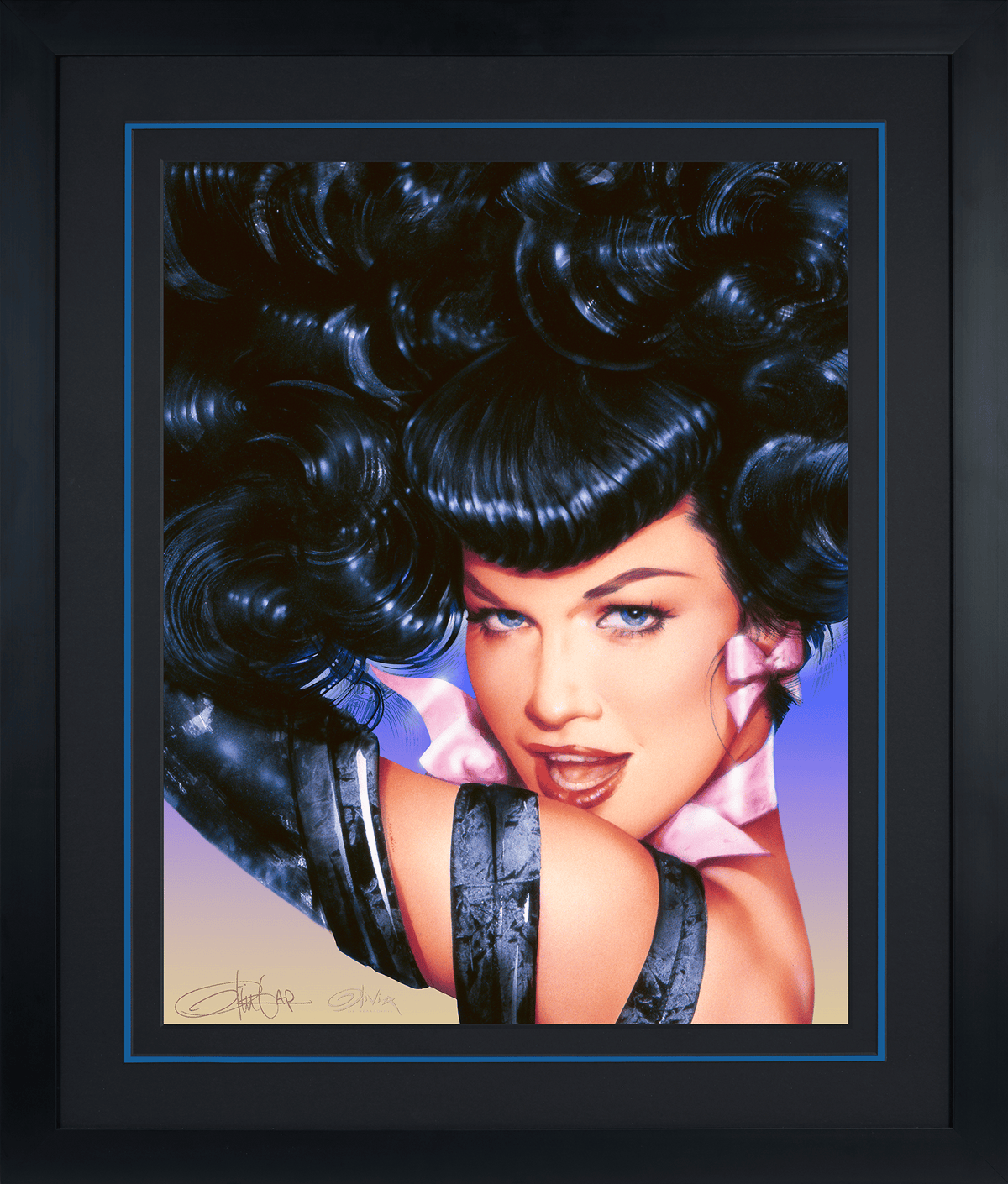 Bettie Page's Eyes (Art Print)