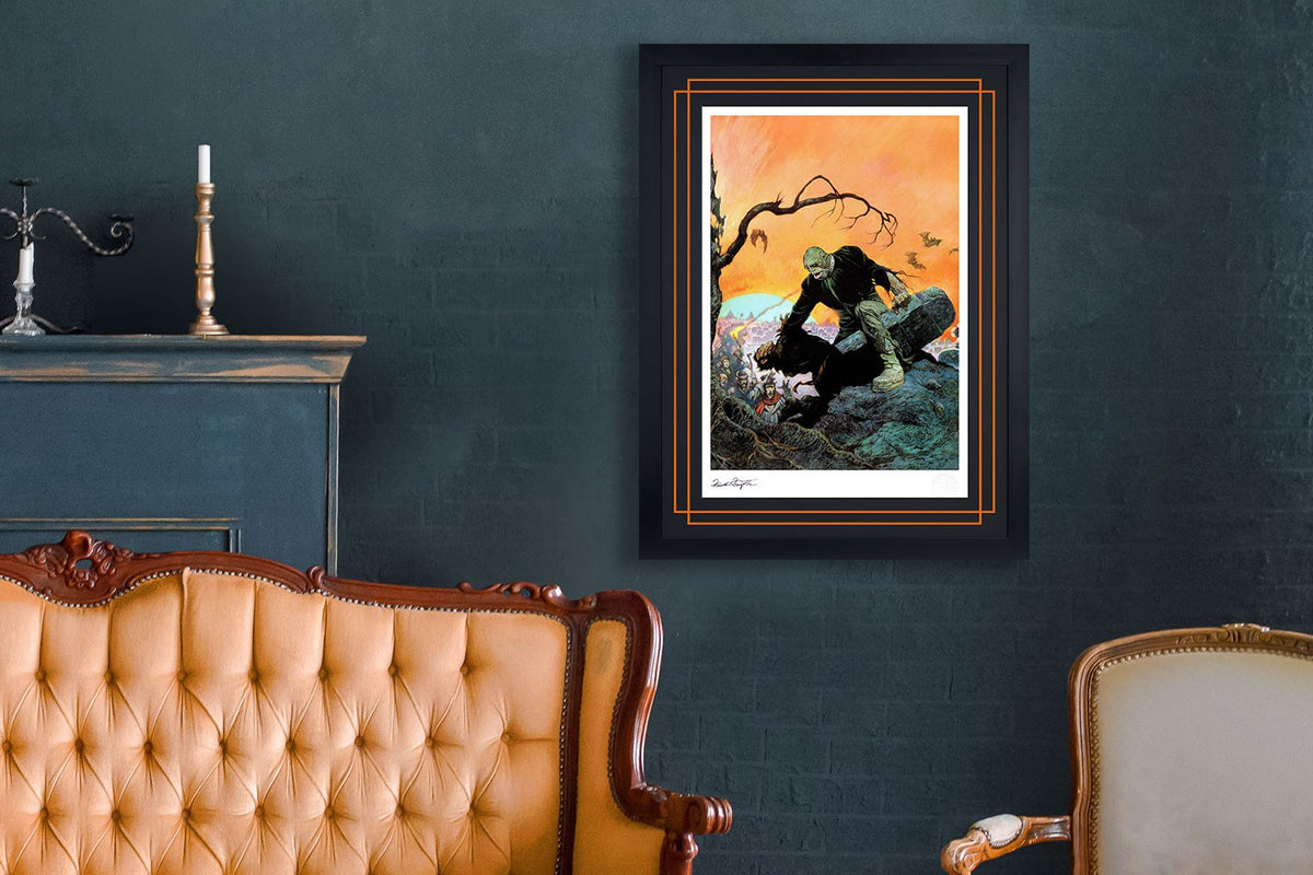 Beyond the Grave Frank Frazetta Frankenstein (Art Print)
