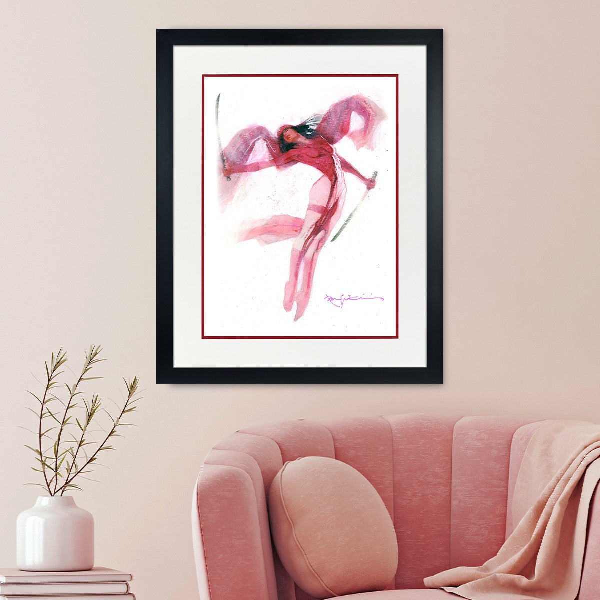 Elektra: Crimson Grace Marvel (Art Print)
