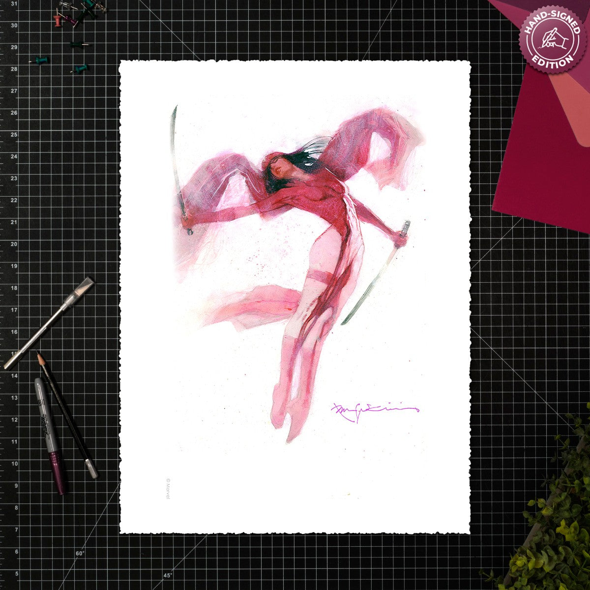 Elektra: Crimson Grace Marvel (Art Print)