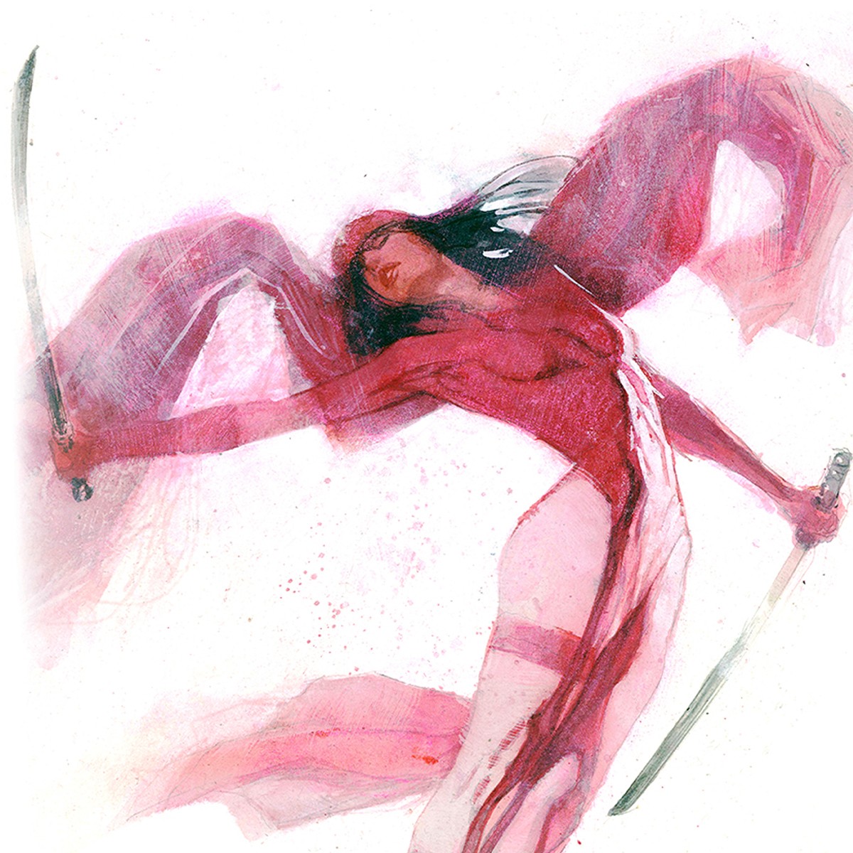 Elektra: Crimson Grace Marvel (Art Print)
