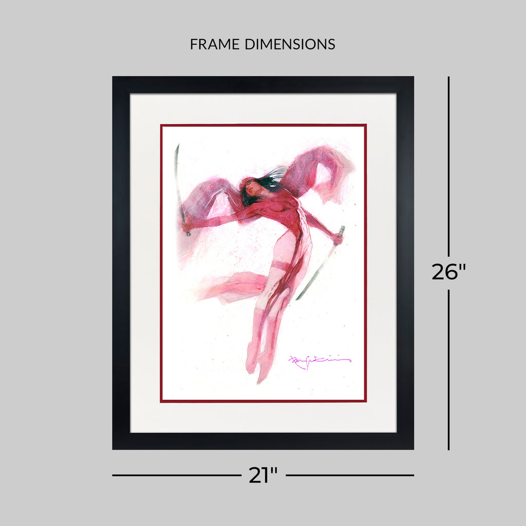 Elektra: Crimson Grace Marvel (Art Print)