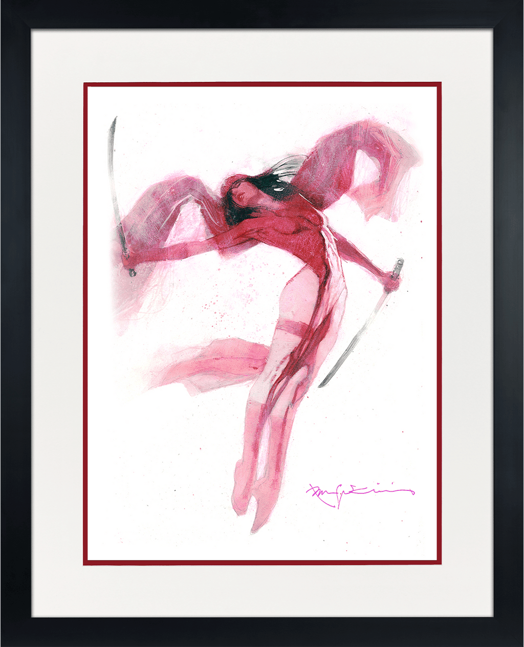 Elektra: Crimson Grace Marvel (Art Print)