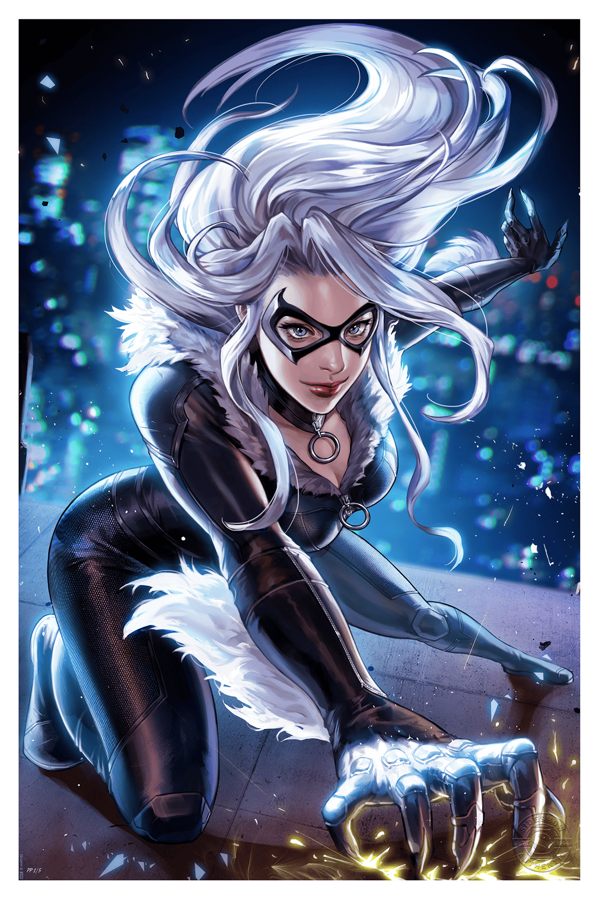 Black Cat Marvel (Art Print)