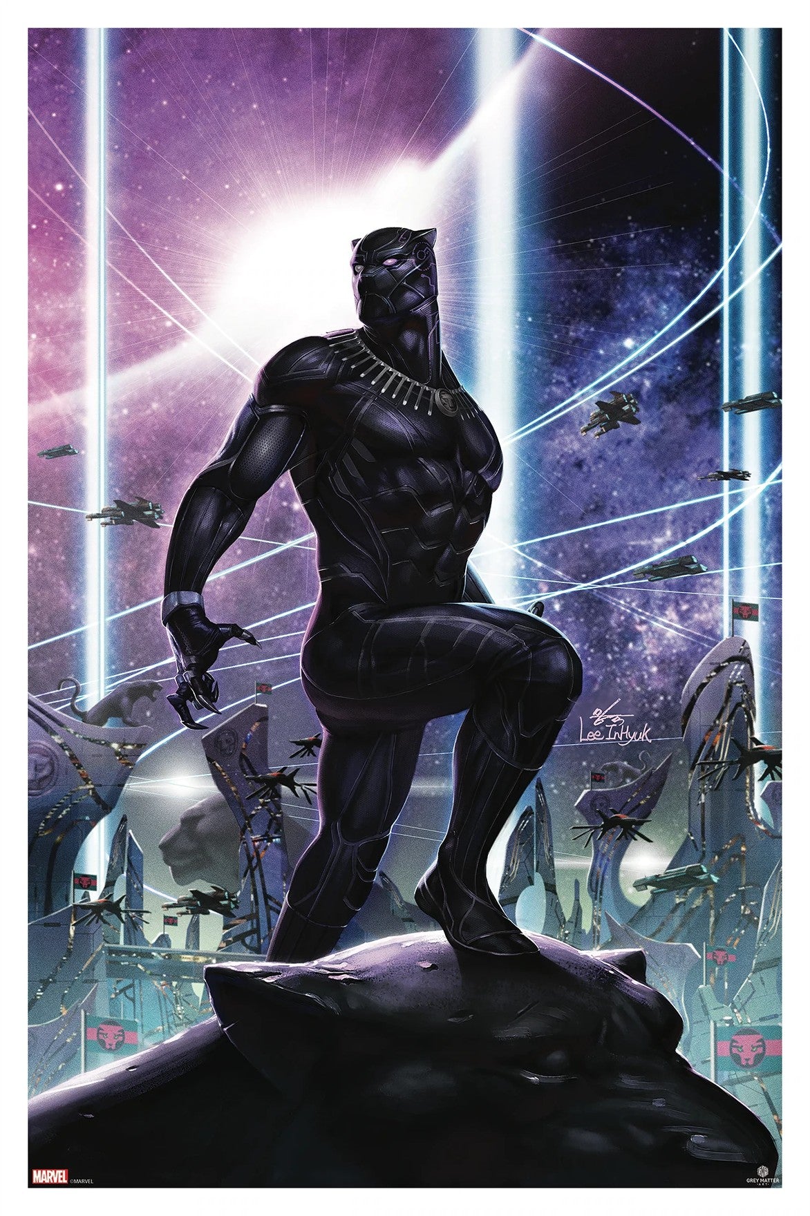 Black Panther #3 (Variant Edition) Marvel (Art Print)