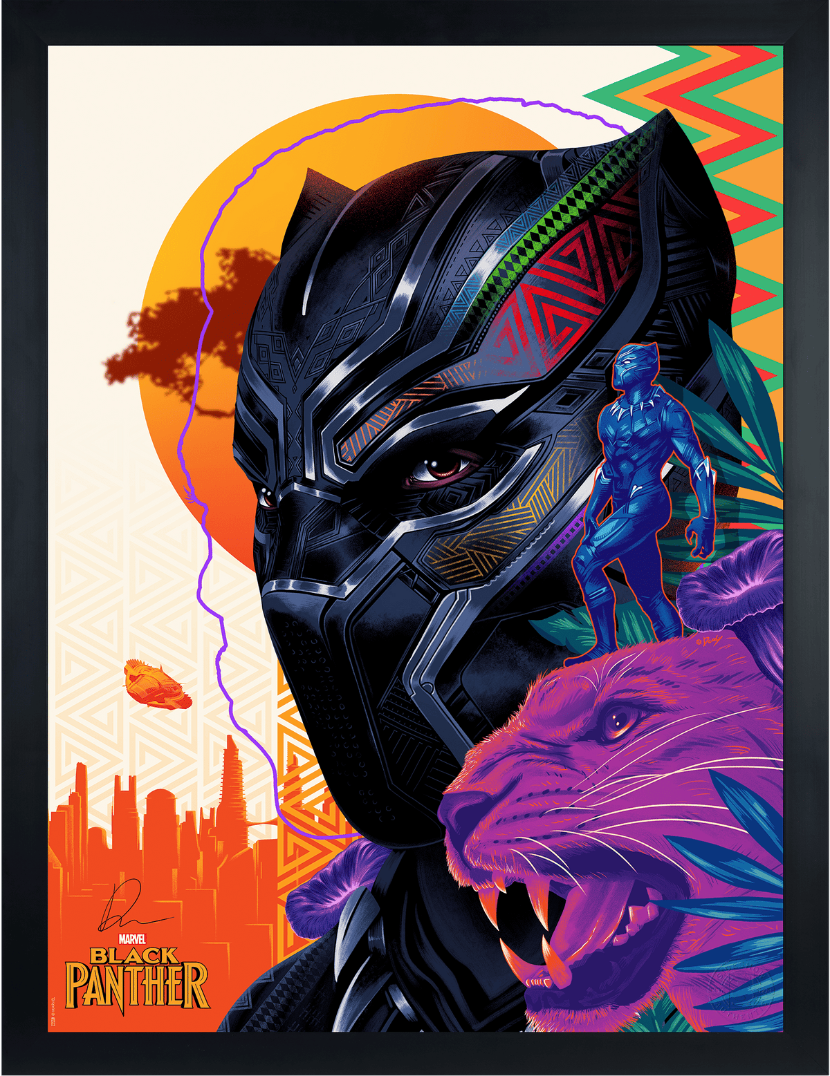 Black Panther: Long Live the King Marvel (Movie Poster)