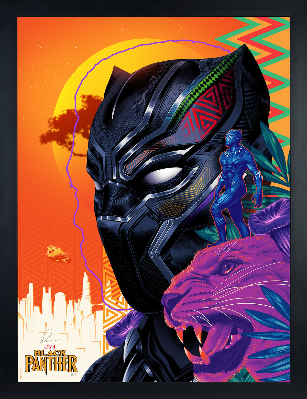 Black Panther: Long Live the King Marvel (Movie Poster)