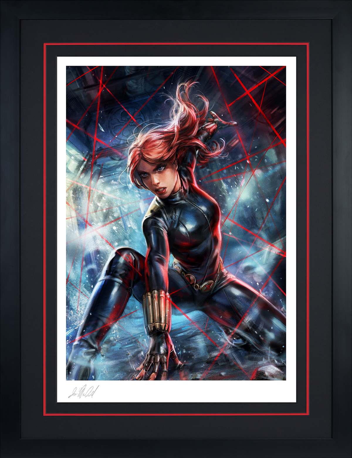 Black Widow Marvel (Art Print)