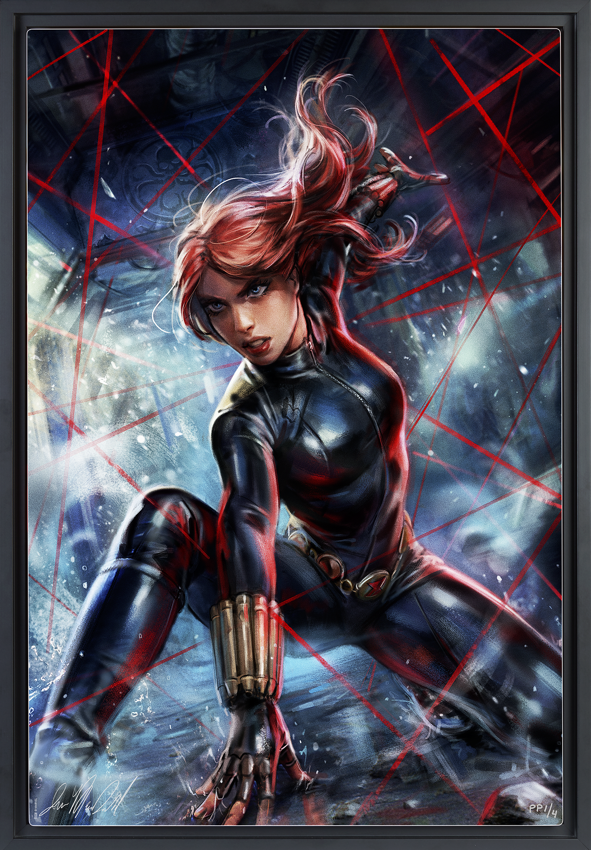 Black Widow Marvel (Art Print)