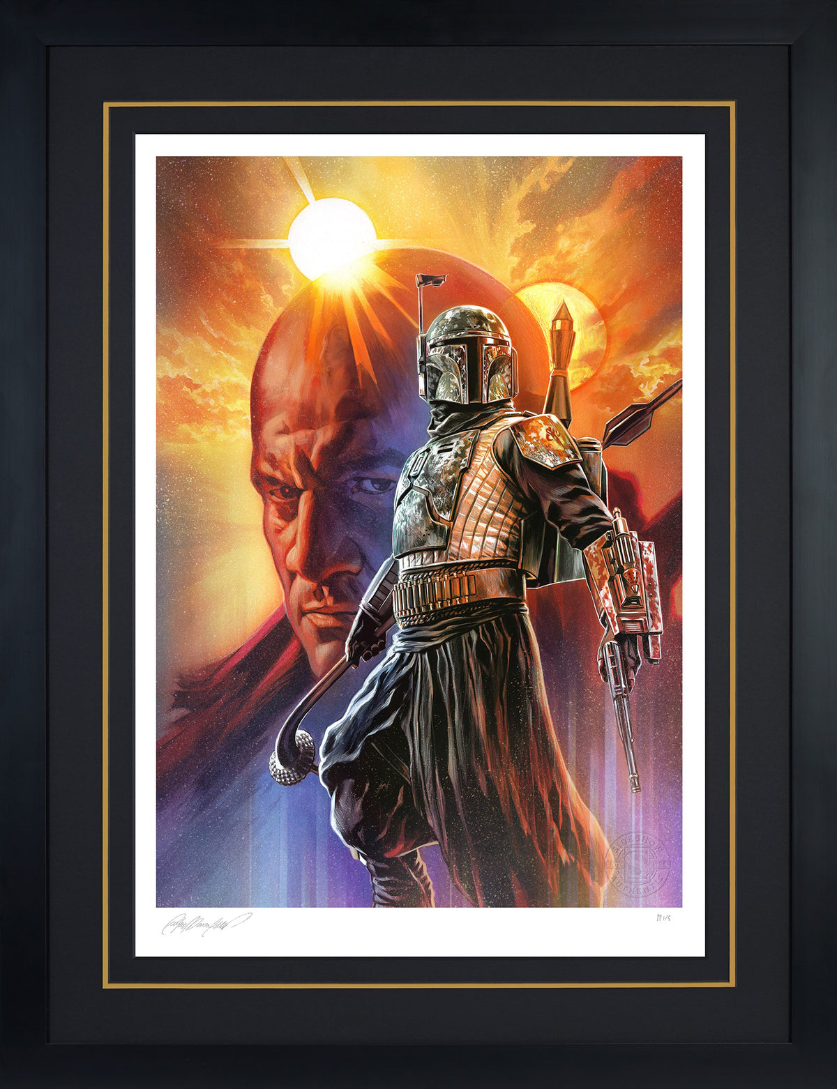Boba Fett: The Gunslinger Star Wars (Art Print)