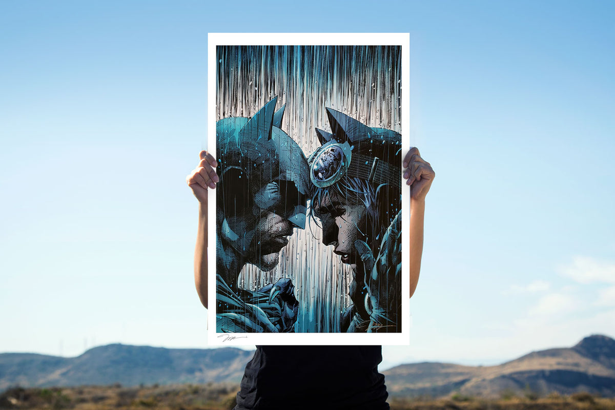 Bring on the Rain DC Batman Catwoman (Art Print)