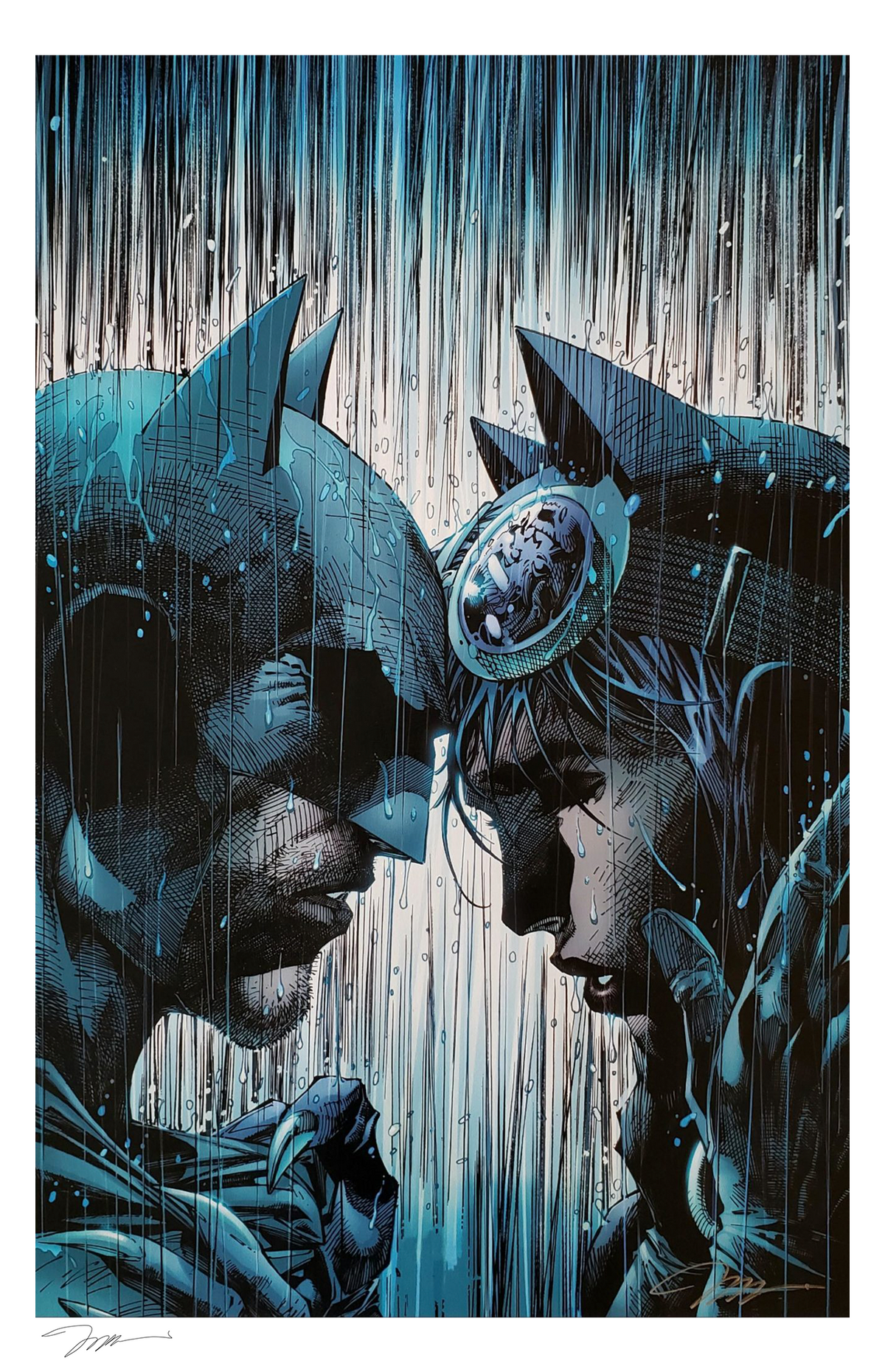Bring on the Rain DC Batman Catwoman (Art Print)