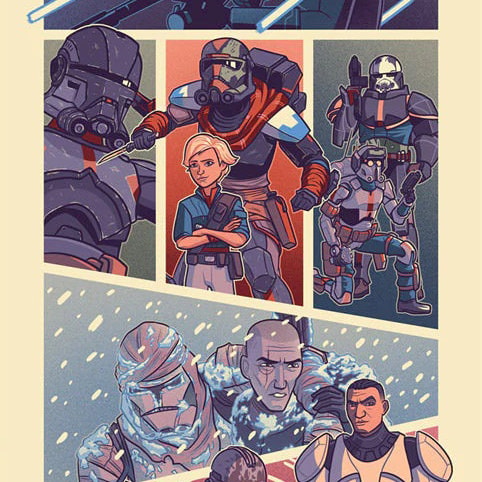 Brother Against Brother Star Wars (Art Print)