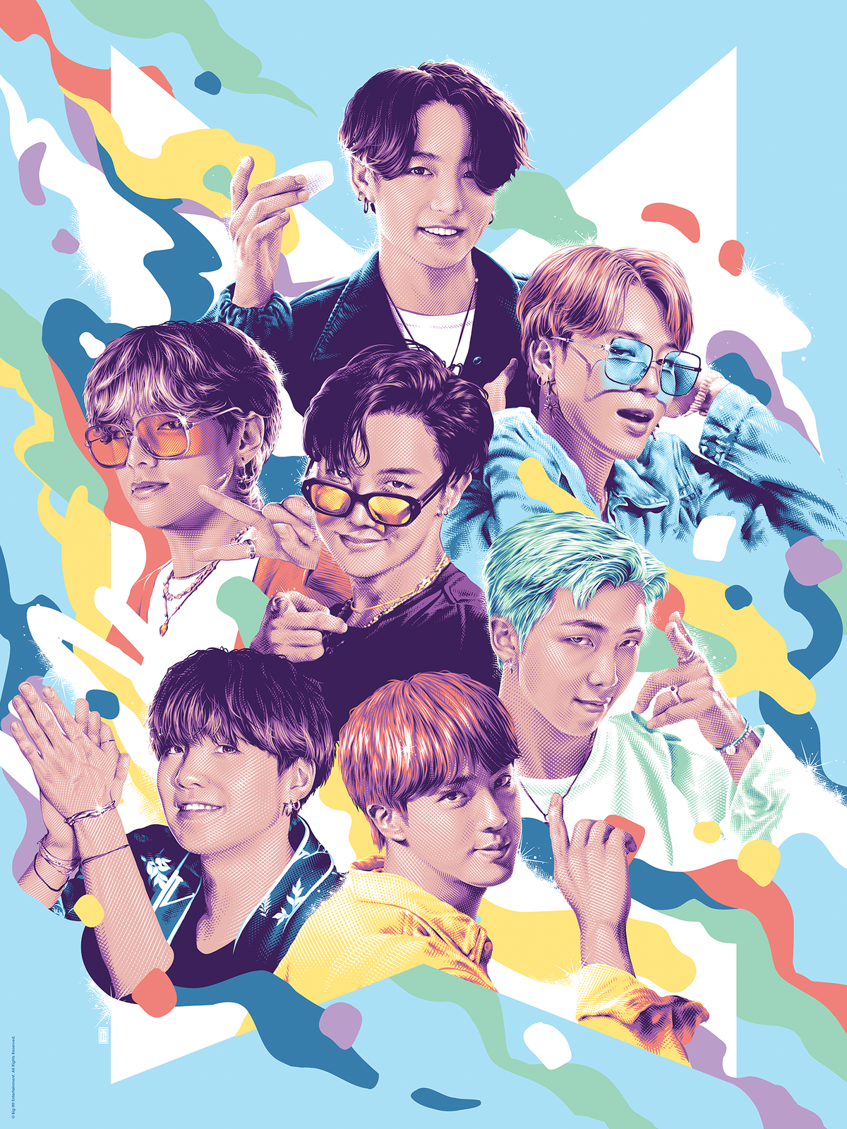 BTS: Dynamite (Art Print)