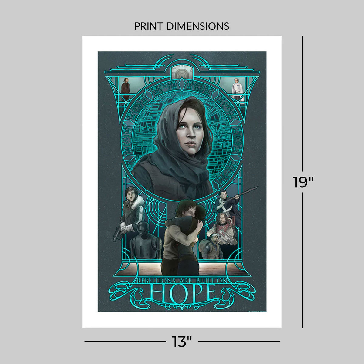Built on Hope Star Wars (Art Print)
