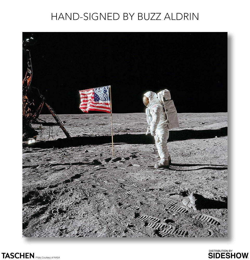 Buzz Aldrin. Apollo 11. 'Flag on the Moon' (Art Print)