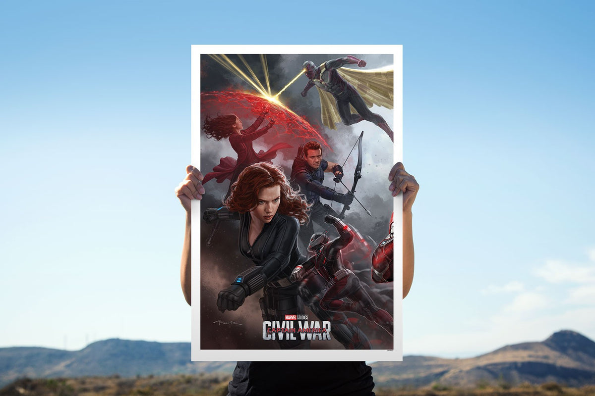 Captain America: Civil War (Part I) Marvel (Art Print)